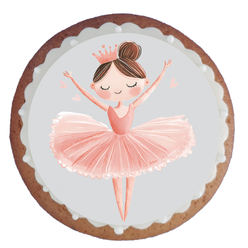 Turta dulce balerina roz